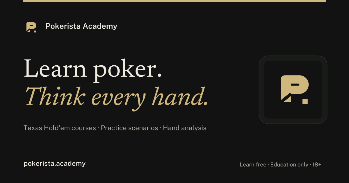 Pokerista Academy preview